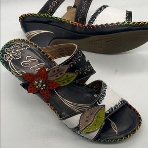 Corkys leather Sandals Kalua Style Sz 9 Elite EUC adjustable straps